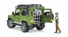 Bruder Land Rover Defender Station Wagon mit F&ouml;rster und Hund