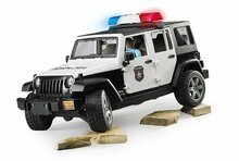 Jeep Wrangler Unlimited Rubicon Polizei Fahrzeug mit Polizist und Ausstattung