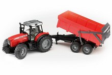 Bruder Massey Ferguson 7480 mit Wannenkippanh&auml;nger