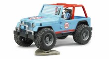 Bruder Jeep Cross Country Racer blau mit Rennfahrer