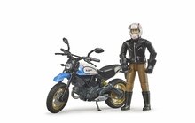 Bruder Scrambler Ducati Desert Sled und Fahrer 1:16