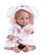 Paola Reina Babypuppe Mini Piccolines M&auml;dchen Bademantel 32 cm