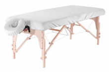 Hoeslaken f&uuml;r Massagetisch, wei&szlig;, 180x52 cm