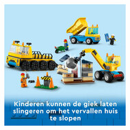 LEGO City 60391 Kiepwagen, Bau-LKW und Abbruchkran