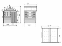 Holzspielhaus Funny Prestige Garden (ohne Boden)