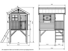 Spielhaus aus Holz Funny XL - Prestige Garden