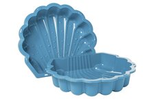 Zand- und Wassermuschel, pastellblau, 2-teilig