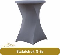 Stehbistrock grau 80 cm