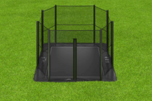 Trampolin AKROBAT PRIMUS FLAT 305x183 Schwarz (Sonderausf&uuml;hrung)