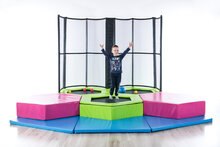 Mini-Trampolinpark f&uuml;r Kleinkinder, 3 Trampoline