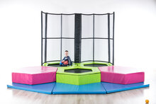 Mini-Trampolinpark f&uuml;r Kleinkinder, 3 Trampoline