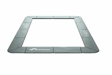 Akrobat Primus Flat to the ground Trampolinrand 380x250cm Anthrazit