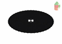 Akrobat Primus inground Akrovent Sprungmatte f&uuml;r Trampolin 365 cm Schwarz