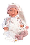 Llorens Pop Mimi Smiles Tragetasche Rosa Storch 42 cm