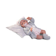 Puppe Antonio Juan mit Kissen und Jacke 42cm