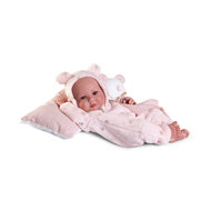 Puppe Antonio Juan Luca mit Teddyb&auml;r-Pyjama 42cm