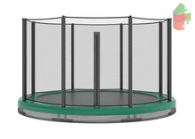 Trampolin AKROBAT ORBIT INGROUND 305 (10ft) Gr&uuml;n, inklusive Sicherheitsnetz