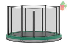 Trampolin AKROBAT ORBIT INGROUND 365 (12ft) Gr&uuml;n, inklusive Sicherheitsnetz