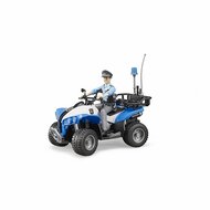 Bruder Polizei-Quad mit Polizeibeamtem und Zubeh&ouml;r 1:16