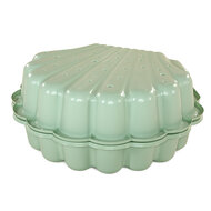 Zand- und Wassermuschel, pastellgrün, 2-teilig