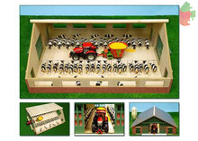 Kids Globe  Holzlaufstall Neue Einrichtung 1:32 (Siku)