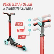 Schritt BERG Nexo faltbare Lichter LED-Deck Rot