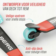Schritt BERG Nexo faltbare Lichter LED-Deck Rot