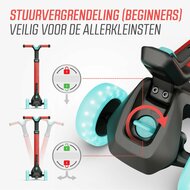 Schritt BERG Nexo faltbare Lichter LED-Deck Rot