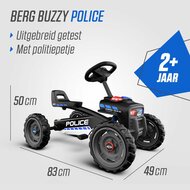 BERG Skelter Buzzy Police mit Soundbox, schwarz, 2-5 Jahre