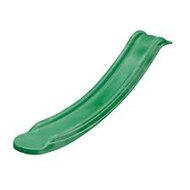 Houten Speelhuisje Camilla - Met Groene Glijbaan - Platform