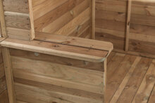 Houten Speelhuisje Laura - Ge&iuml;mpregneerd FSC Hout - Groot Model