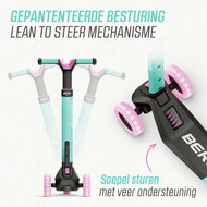 BERG Nexo Step - Opvouwbaar LED Verlichting - Mint/Roze 6+ Jaar