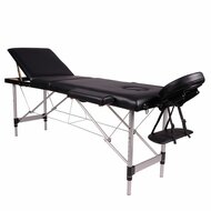 Massagetafel Relax Budget - Inklapbaar - Draagbaar - Zwart