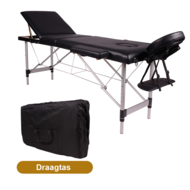 Massagetafel Relax Budget - Inklapbaar - Draagbaar - Zwart
