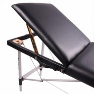 Massagetafel Relax Budget - Inklapbaar - Draagbaar - Zwart