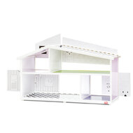DIY poppenhuis achterwand om in te kleuren - Lundby Creative 44x19cm