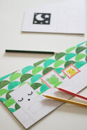 DIY poppenhuis achterwand om in te kleuren - Lundby Creative 44x19cm
