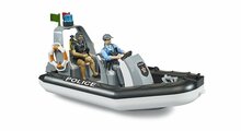 Bruder Polizeiboot mit Blinklicht, Polizist und Taucher (1:16)