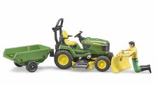 Bruder Bworld John Deere Zitmaaier Met Aanhanger