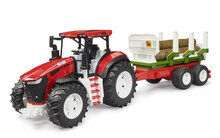 Bruder ROADMAX Traktor mit Holzanh&auml;nger und 3 Baumst&auml;mmen ab 2 Jahre