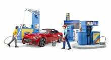 Bruder bWorld Tankstelle mit Waschanlage und Servicestation