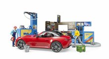 Bruder bWorld Tankstelle mit Waschanlage und Servicestation