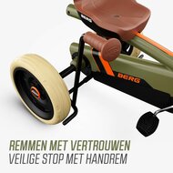 BERG Buzzy Retro 2-in-1 Groen - Skelter Met Duwstang - 2-5 Jaar