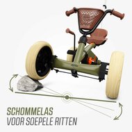 BERG Buzzy Retro 2-in-1 Groen - Skelter Met Duwstang - 2-5 Jaar