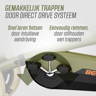 BERG Buzzy Retro Skelter Groen - 2-5 Jaar - 4 Wielen EVA Banden