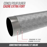 BERG Elite InGround 330 Grijs + Safety Net Deluxe