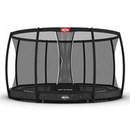 BERG Elite InGround 380 Grijs + Safety Net Deluxe