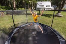 BERG Elite InGround 430 Grijs + Safety Net Deluxe