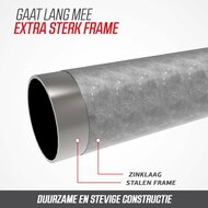 BERG Elite InGround 430 Grijs + Safety Net DLX XL