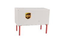 Bruder Wechselaufbau Container UPS f&uuml;r LKW-Modelle 2828 &amp; 3581